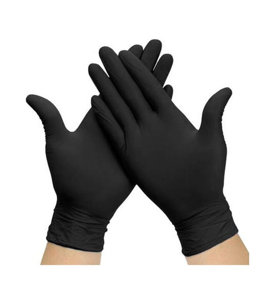 Guantes de nitrilo negro - 1.000 unidades